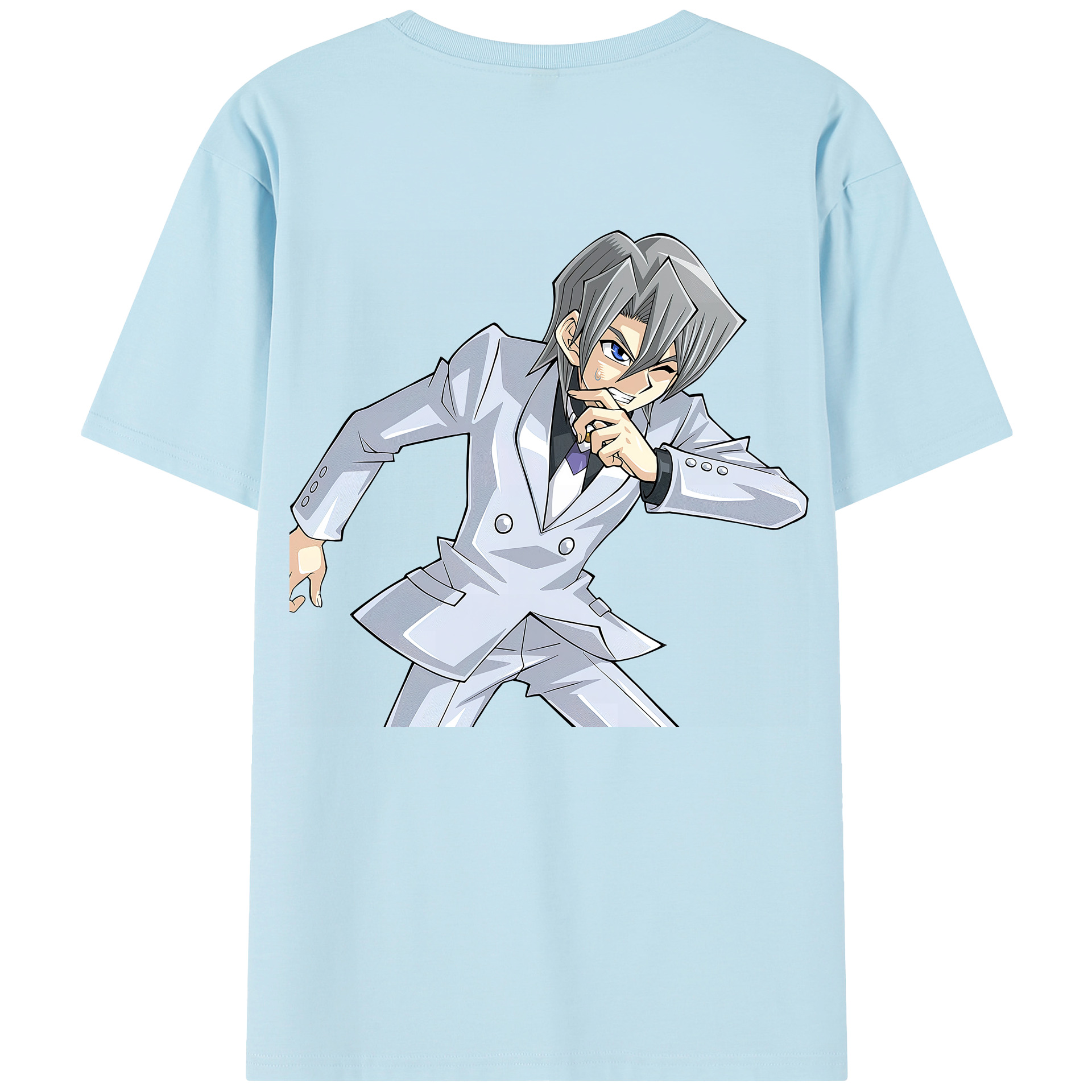 （画像用） 遊☆戯☆王 Yu-Gi-Oh! 綿100％半袖Tシャツ（背面プリント）